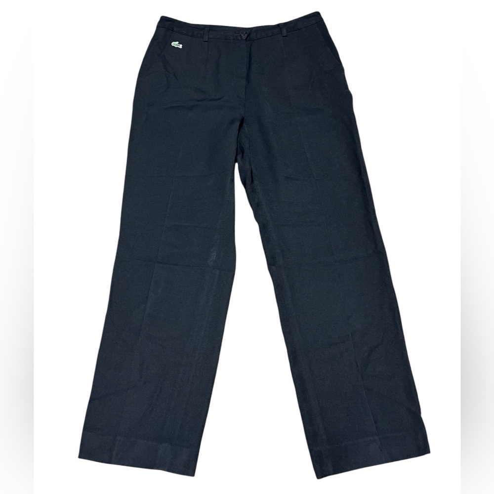 Lacoste Women's Black Trouser Pants Size M